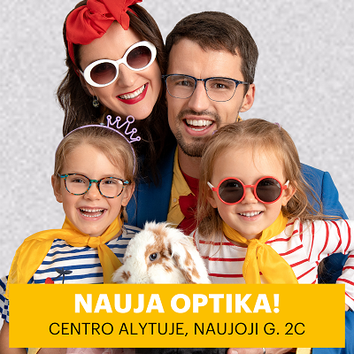 Nauja optika Alytuje!